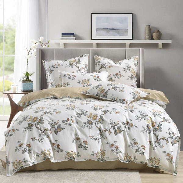 Постельное белье сатин Sofi De Marko Шарли беж евро макси